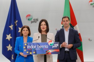 2024 Dia de Europa - Oihane Agirregoitia, Imanol Pradales, Izaskun Bilbao