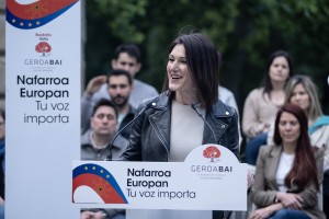 Mitina Iruñean - Amaia Arrizabalaga, Oihane Agirregoitia, Unai Hualde, Uxue Barkos           