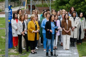 9-J Acto sobre Igualdad Oihane Agirregoitia, Izaskun Bilbao, Ulrike Muller