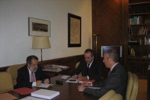 Reunión José Antonio Alonso y Josu Erkoreka