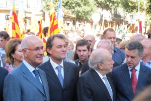 Urkullu, Pujol, Mas y Duran en Bacelona