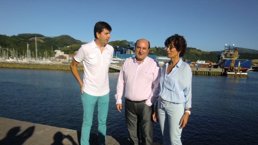 Andoni Ortuzar en Zumaia