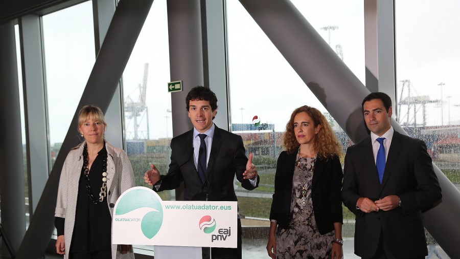 Rementeria en la  presentación del  programa electoral