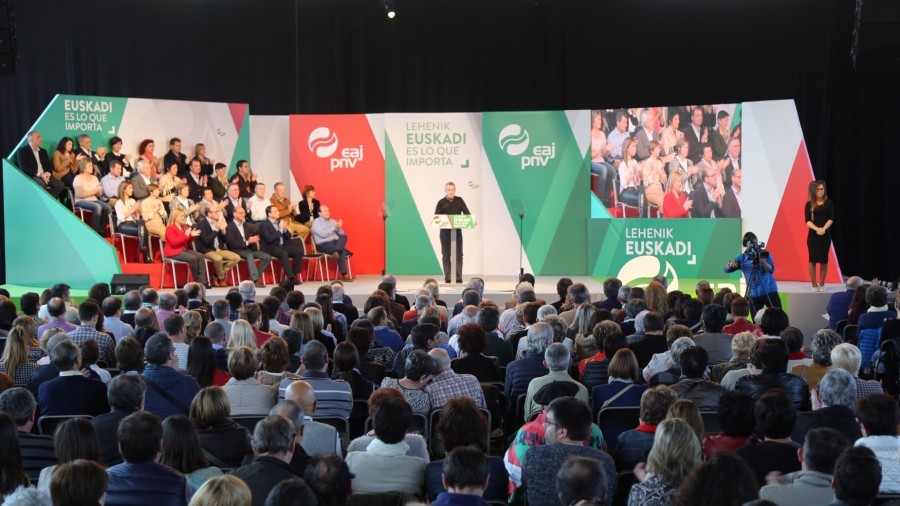 Presentación de las candidaturas de EAJ-PNV a las Elecciones Generales