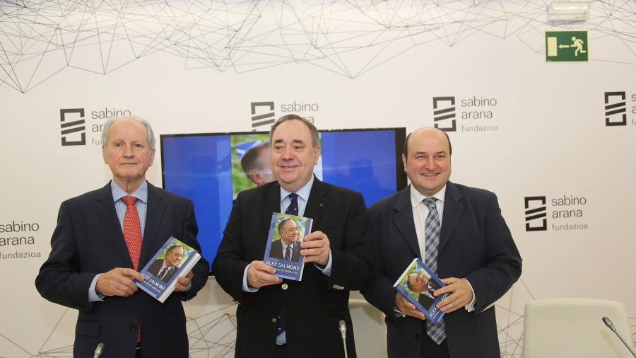 Presentación del libro de Alex Salmond
