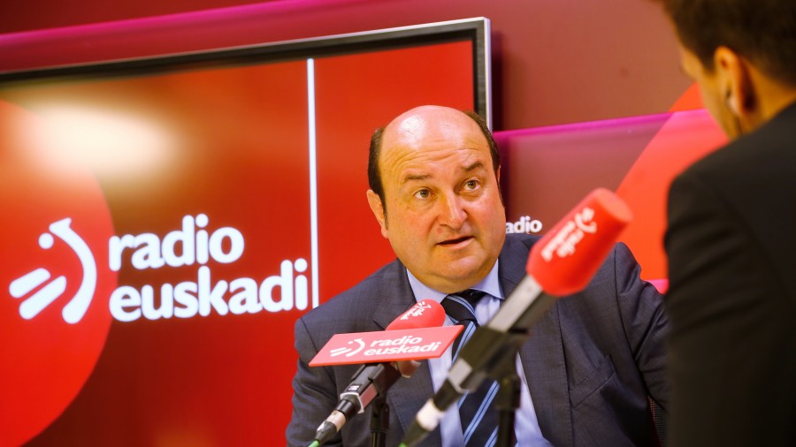 Andoni Ortuzar Radio Euskadi irratian 20170626