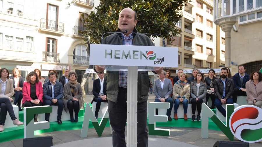 Presentación candidaturas municipal y foral de Vitoria-Gasteiz 2019