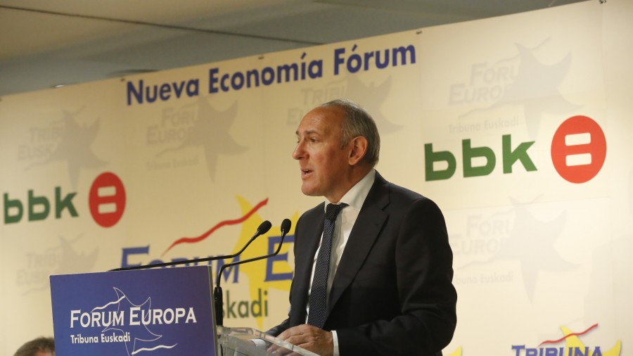 Forum Nueva Economía. Bilbao. Ramiro González, Unai Rementeria, Markel Olano