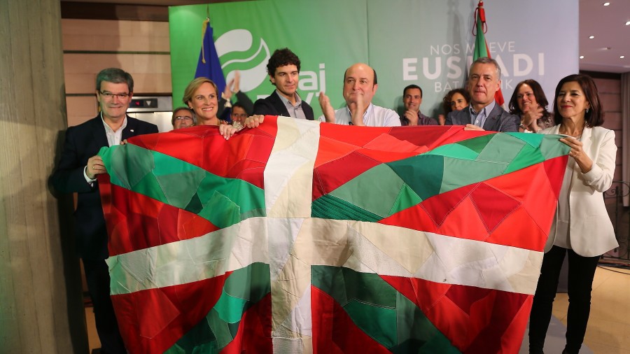 Incontestable victoria de EAJ-PNV en las tres capitales y en los tres Territorios de la CAV que se extiende a las Elecciones Europeas