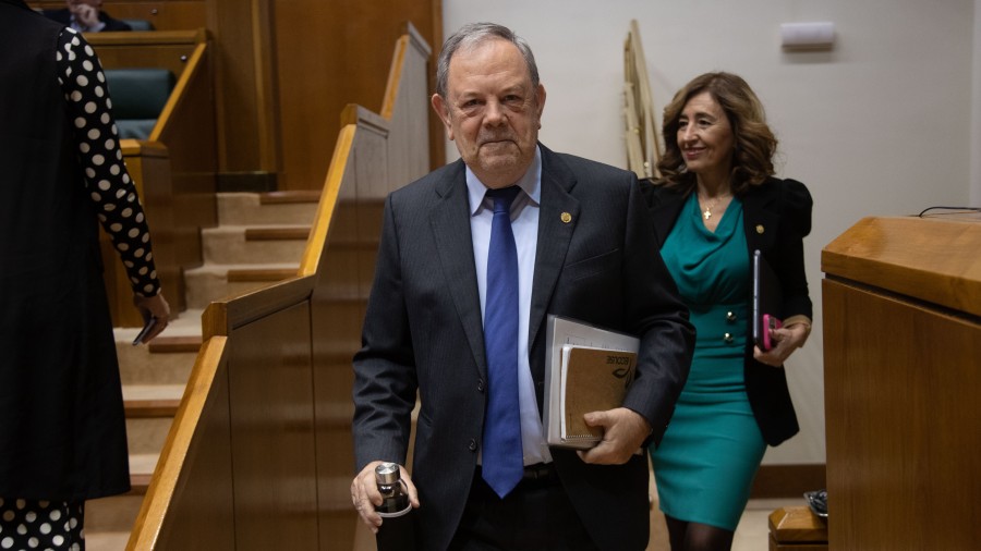 Pleno sobre presupuestos en el Parlamento Vasco (09-12-2022)