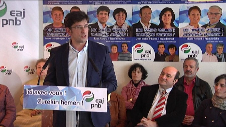 Jean Tellechea, EAJ PNBren hautagaia Hendaia-Hego Euskal kostaldeko kantonamenduan