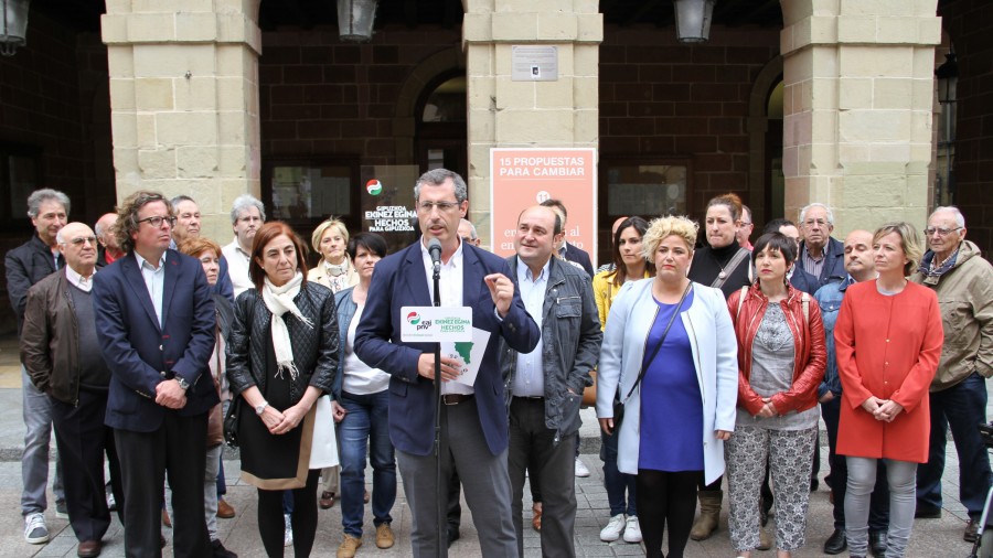 EAJ-PNV apuesta por un cambio en Gipuzkoa para dejar atrás la cultura de la imposición de la izquierda abertzale