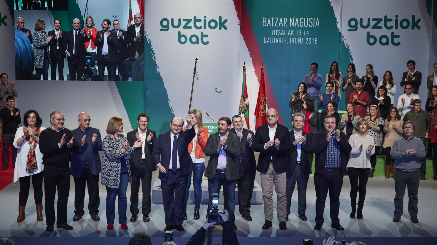 La afiliación de EAJ-PNV revalida su confianza en Andoni Ortuzar como presidente del Euzkadi Buru Batzar