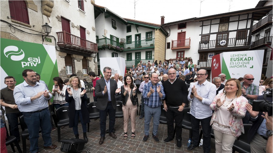 Ortuzar llama al electorado vasco a responder con el “olvido en las urnas” a los cuatro partidos españoles por haberse olvidado de Euskadi