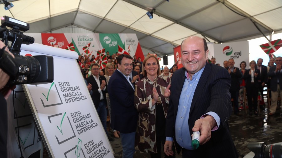 Ortuzar denuncia que Euskadi solo salió a colación en el debate a cuatro “como trofeo electoral”