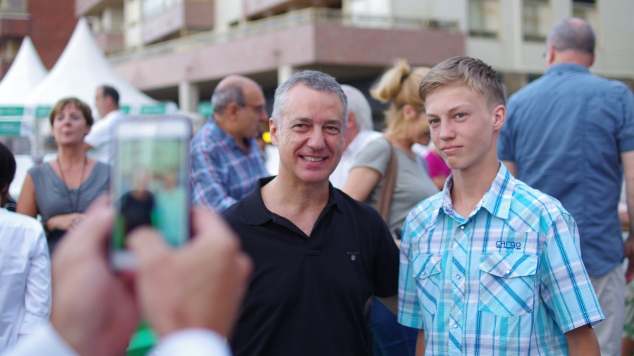 Acto político en Zarautz