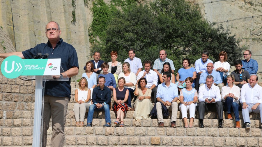 Presentación de la candidatura de Gipuzkoa