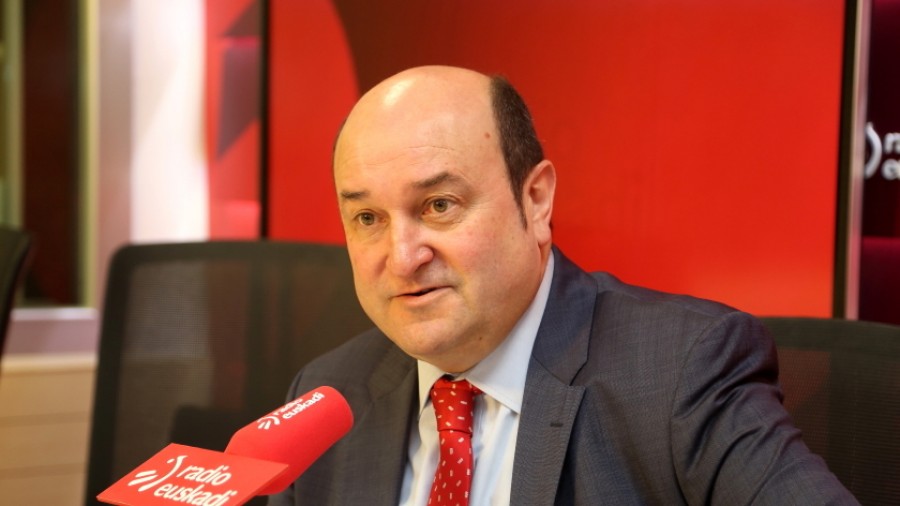Ortuzar: “Hoy está más cerca que ayer la desaparición del 155, hoy está más lejos que ayer la llegada de Ciudadanos a La Moncloa”
