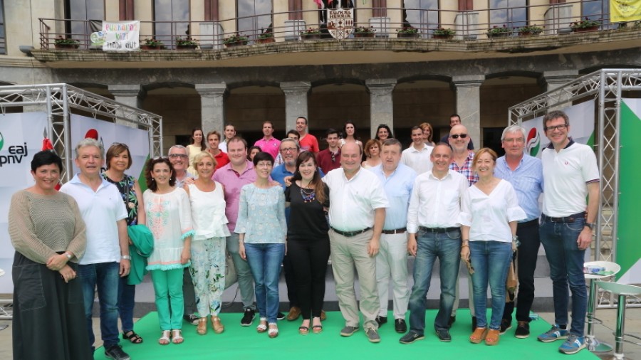 Ortuzar: “La defensa de los intereses vascos y el bienestar de la ciudadanía de Euskadi son el principio y el fin del PNV”