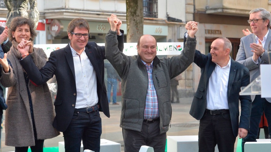 Presentación candidaturas municipal y foral de Vitoria-Gasteiz (Resumen del acto)