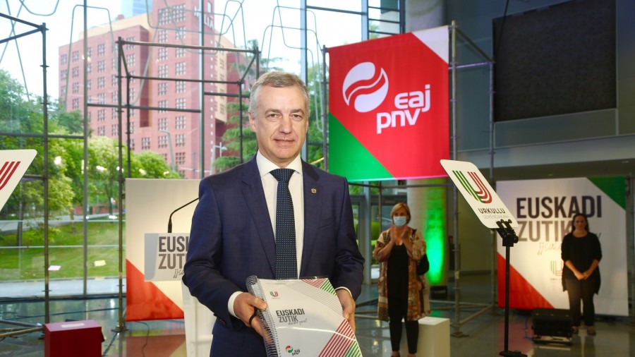 Urkullu pone al servicio de la sociedad un programa electoral para 
