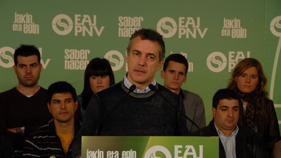 Iñigo Urkullu en Sukarrieta