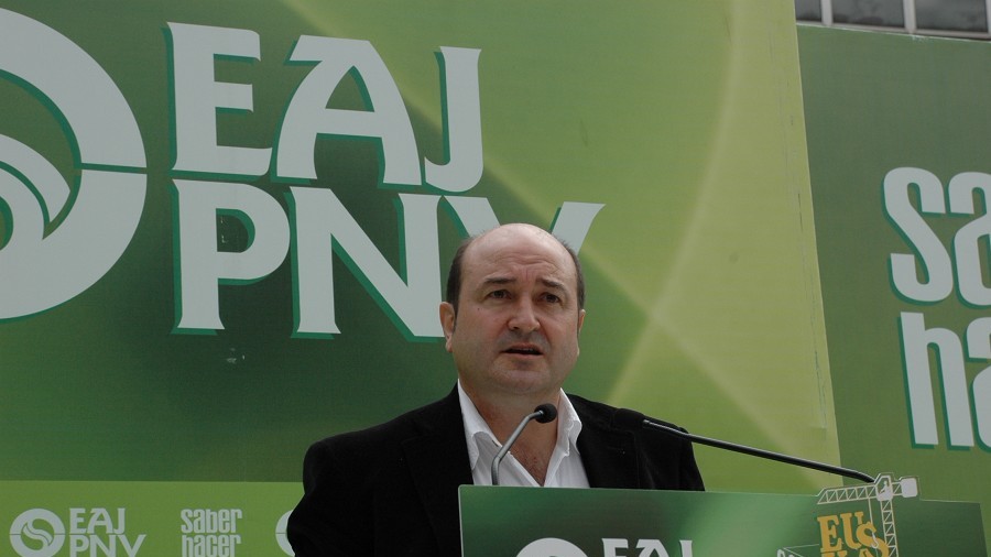 Andoni Ortuzar en el día del afiliado del Txorierri.