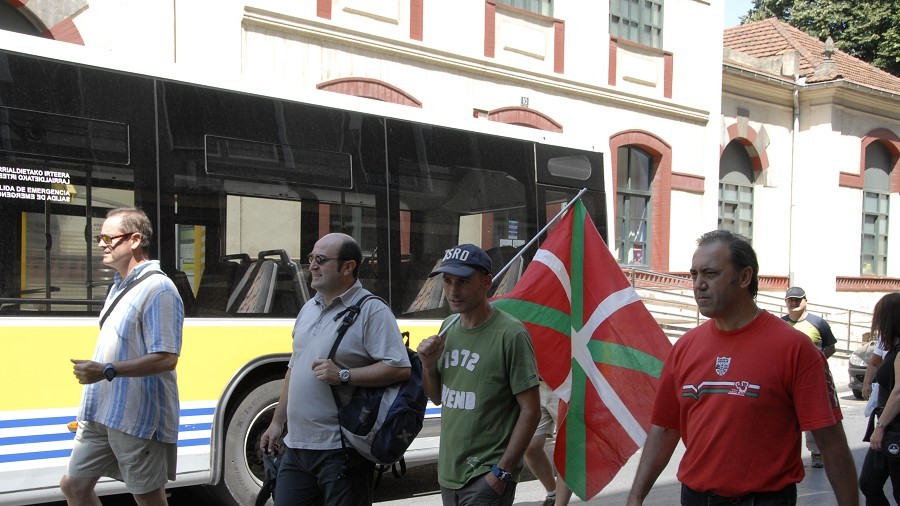 Marcha de la Ikurriña en Arrigorriaga