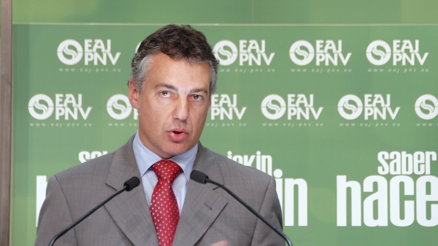 Iñigo Urkullu en rueda de prensa