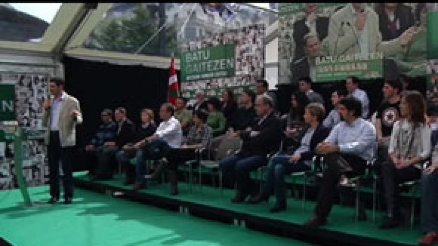 Intervención de Eneko Goia en el Boulevard de Donostia