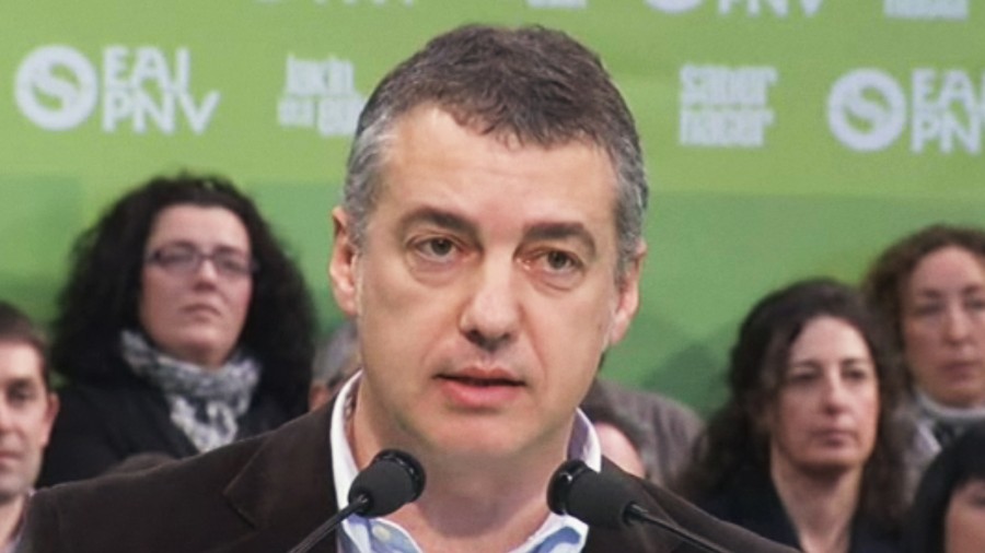Iñigo Urkullu, en el acto de presentación de candidatos a Diputados Generales de EAJ-PNV en Gasteiz 
