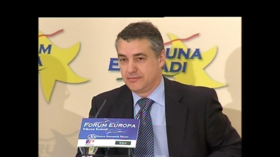 Intervención de Iñigo Urkullu en Nueva Economía Forum