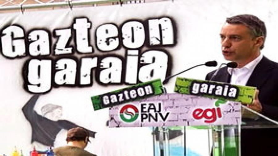 Acto con los jóvenes en Gasteiz. Iñigo Urkullu