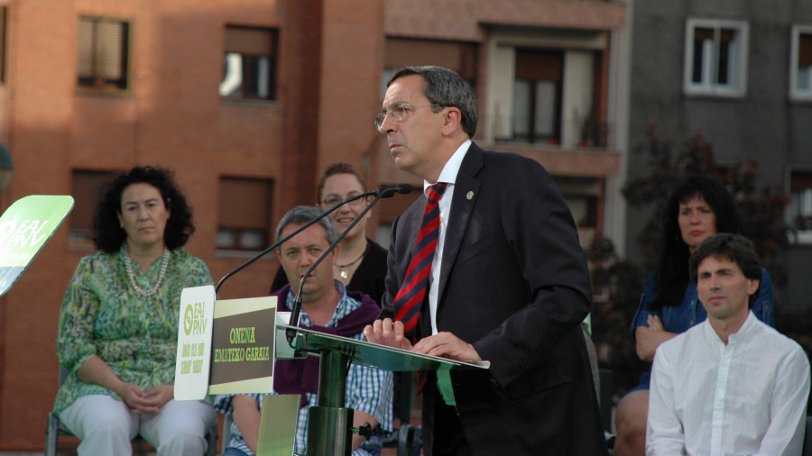 Acto en Basauri: Jose Luis Bilbao