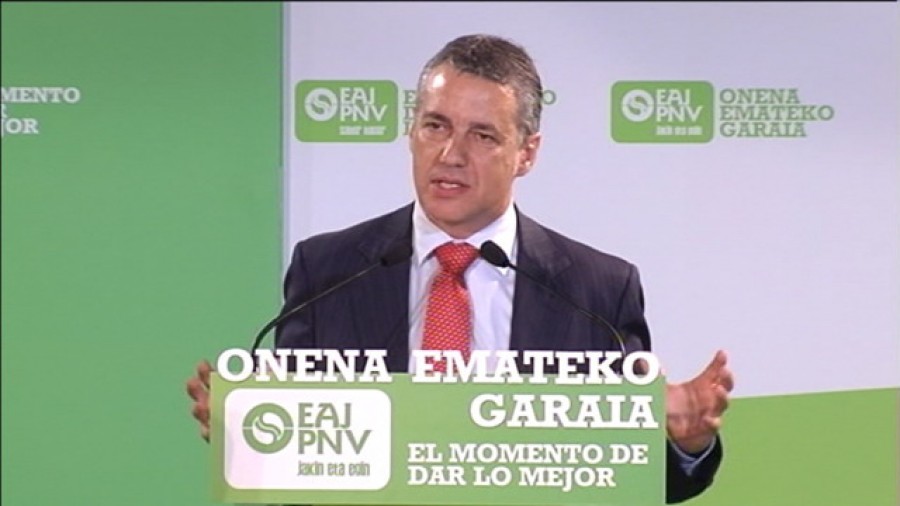 Acto en Irun: Iñigo Urkullu